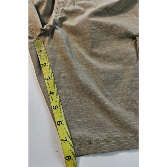 Hurley boys size M hybrid cargo shorts brown elastic waist EUC everyday play - Picture 5 of 5
